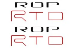 Bed Side Letter Inserts Fits 2022-2023 Toyota Tacoma TRD Pro -Car Parts Shop TAC117 RED 537 G
