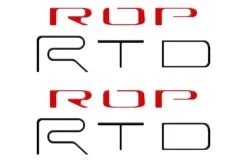 Bed Side Letter Inserts Fits 2022-2023 Toyota Tacoma TRD Pro -Car Parts Shop TAC117 RED 538 G