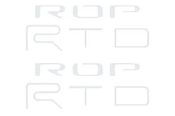 Bed Side Letter Inserts Fits 2022-2023 Toyota Tacoma TRD Pro -Car Parts Shop TAC117 WHT G