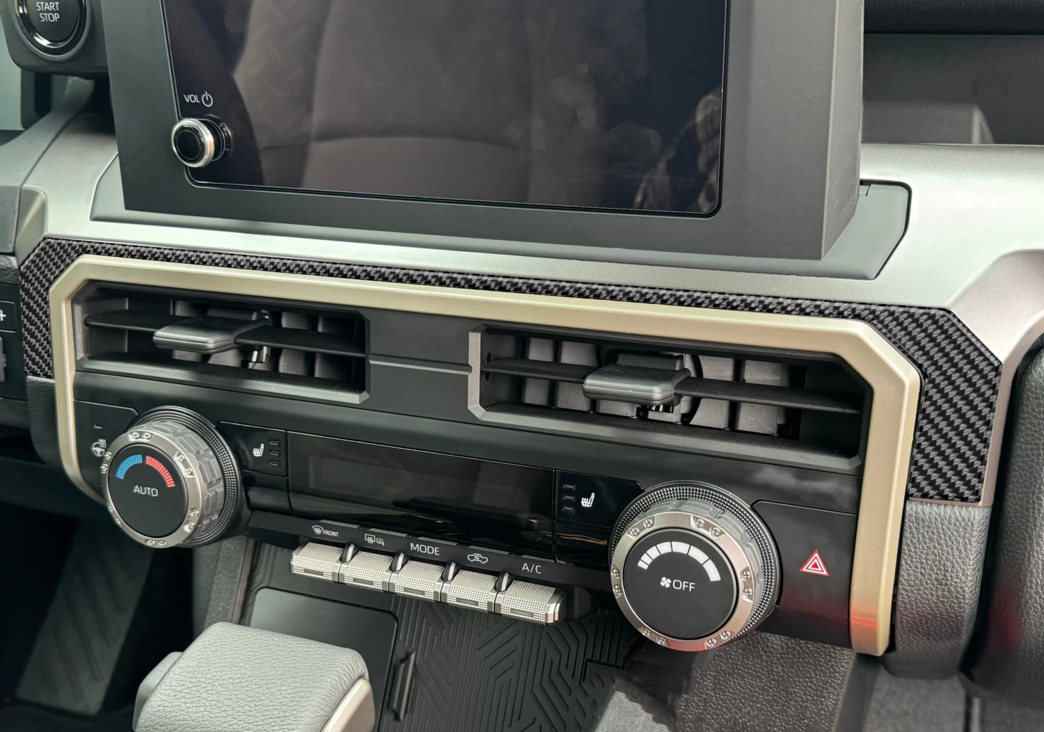 Lower Dash Accent Trim Fits 2024-2025 Toyota Tacoma 4 Lower Dash Accent Trim Fits 2024-2025 Toyota Tacoma - Image 2