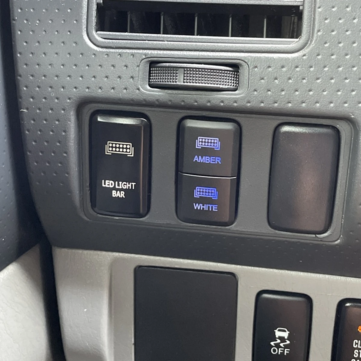 Tall Style Dual Function Toyota OEM Style "AMBER & WHITE" Switch 4 Tall Style Dual Function Toyota OEM Style "AMBER & WHITE" Switch - Image 2