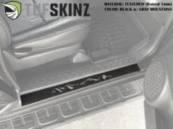 Door Sill Protection Accent Trim Overlay Fits 2007-2014 Toyota FJ Cruiser