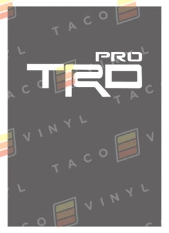 Alpha Bed Decals -Car Parts Shop TRDProRearBedDecal