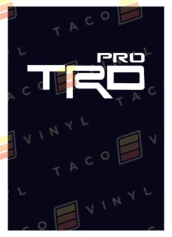 Alpha Bed Decals -Car Parts Shop TRDProRearBedDecalBLACK