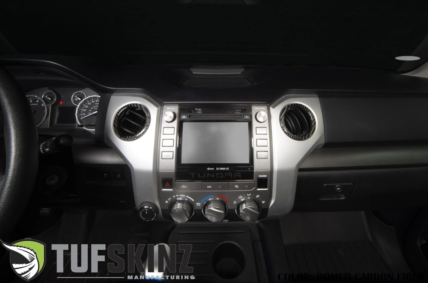 AC Vent Rings Accent Trim Fits 2014-2021 Toyota Tundra 4 AC Vent Rings Accent Trim Fits 2014-2021 Toyota Tundra - Image 2