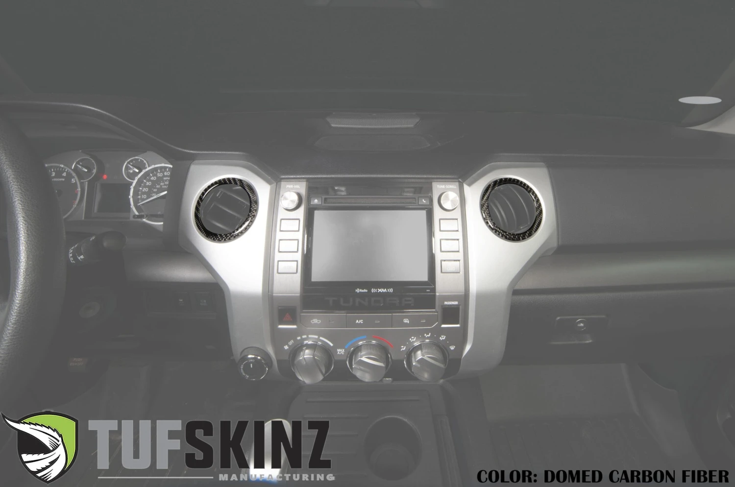 AC Vent Rings Accent Trim Fits 2014-2021 Toyota Tundra 3 AC Vent Rings Accent Trim Fits 2014-2021 Toyota Tundra