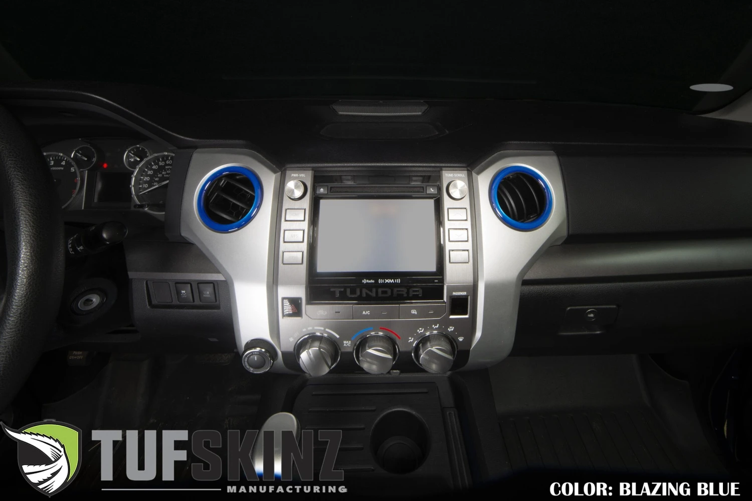 AC Vent Rings Accent Trim Fits 2014-2021 Toyota Tundra 12 AC Vent Rings Accent Trim Fits 2014-2021 Toyota Tundra - Image 10