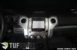 AC Vent Rings Accent Trim Fits 2014-2021 Toyota Tundra 39 AC Vent Rings Accent Trim Fits 2014-2021 Toyota Tundra -Car Parts Shop TUN019 GGY G