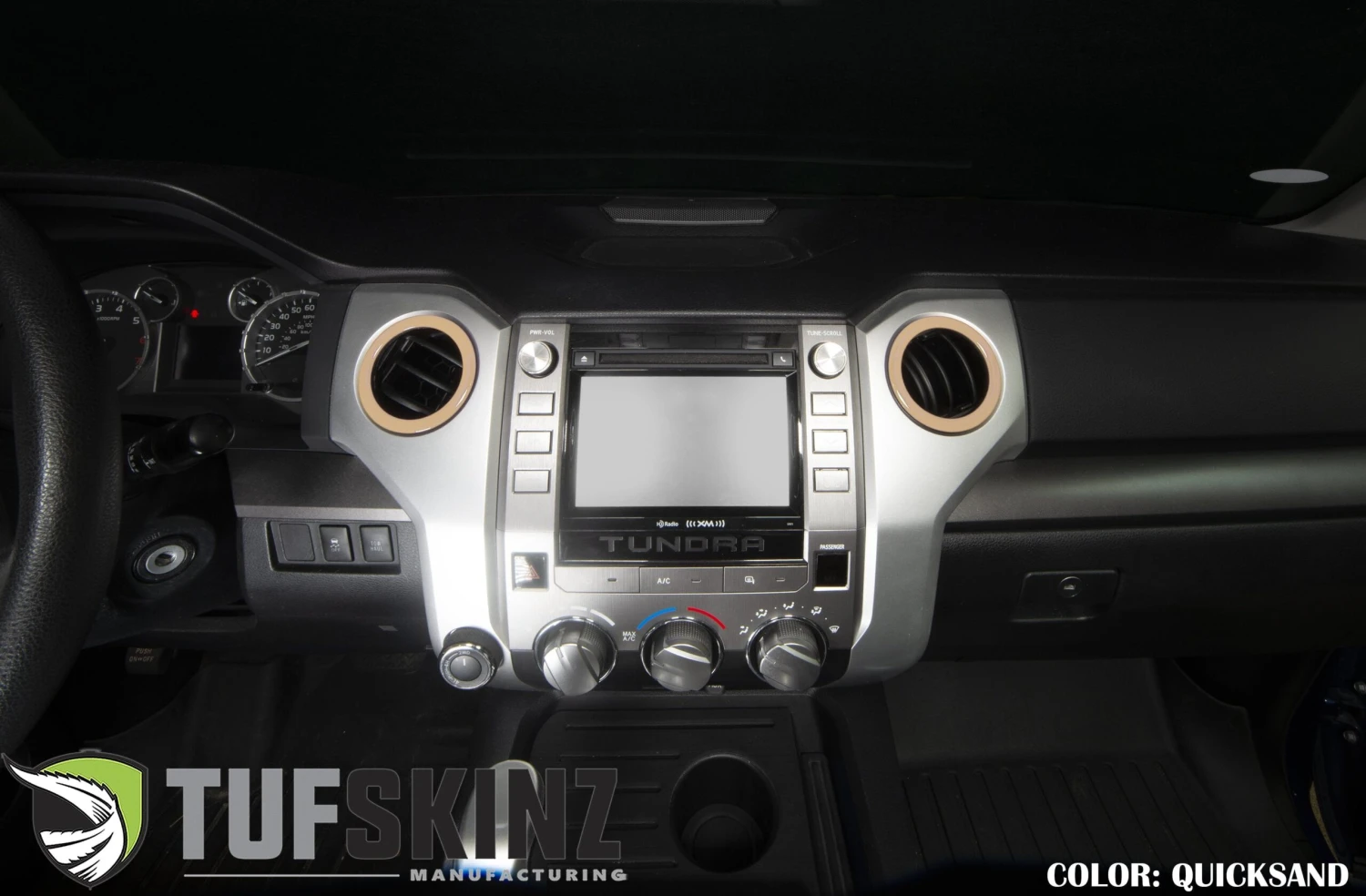 AC Vent Rings Accent Trim Fits 2014-2021 Toyota Tundra 18 AC Vent Rings Accent Trim Fits 2014-2021 Toyota Tundra - Image 16