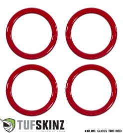 AC Vent Rings Accent Trim Fits 2014-2021 Toyota Tundra 28 AC Vent Rings Accent Trim Fits 2014-2021 Toyota Tundra -Car Parts Shop TUN019 RED G