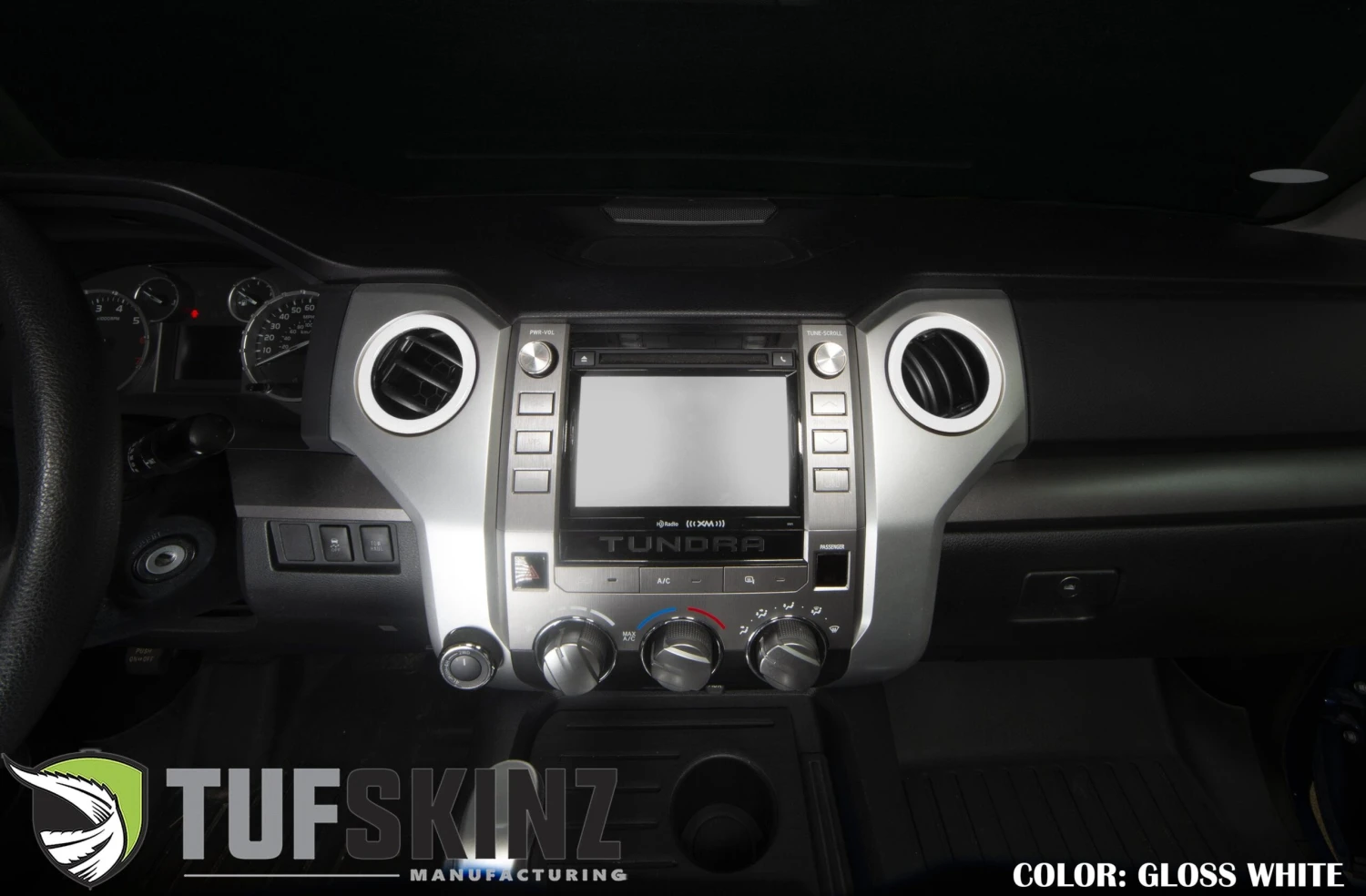 AC Vent Rings Accent Trim Fits 2014-2021 Toyota Tundra 10 AC Vent Rings Accent Trim Fits 2014-2021 Toyota Tundra - Image 8