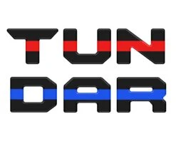 Bed Rail Tailgate Letter Overlays Fits 2022-2024 Toyota Tundra -Car Parts Shop TUN063 BLK 521 M