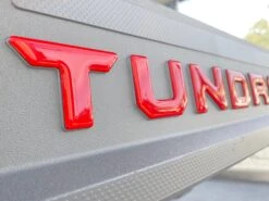 Bed Rail Tailgate Letter Overlays Fits 2022-2024 Toyota Tundra