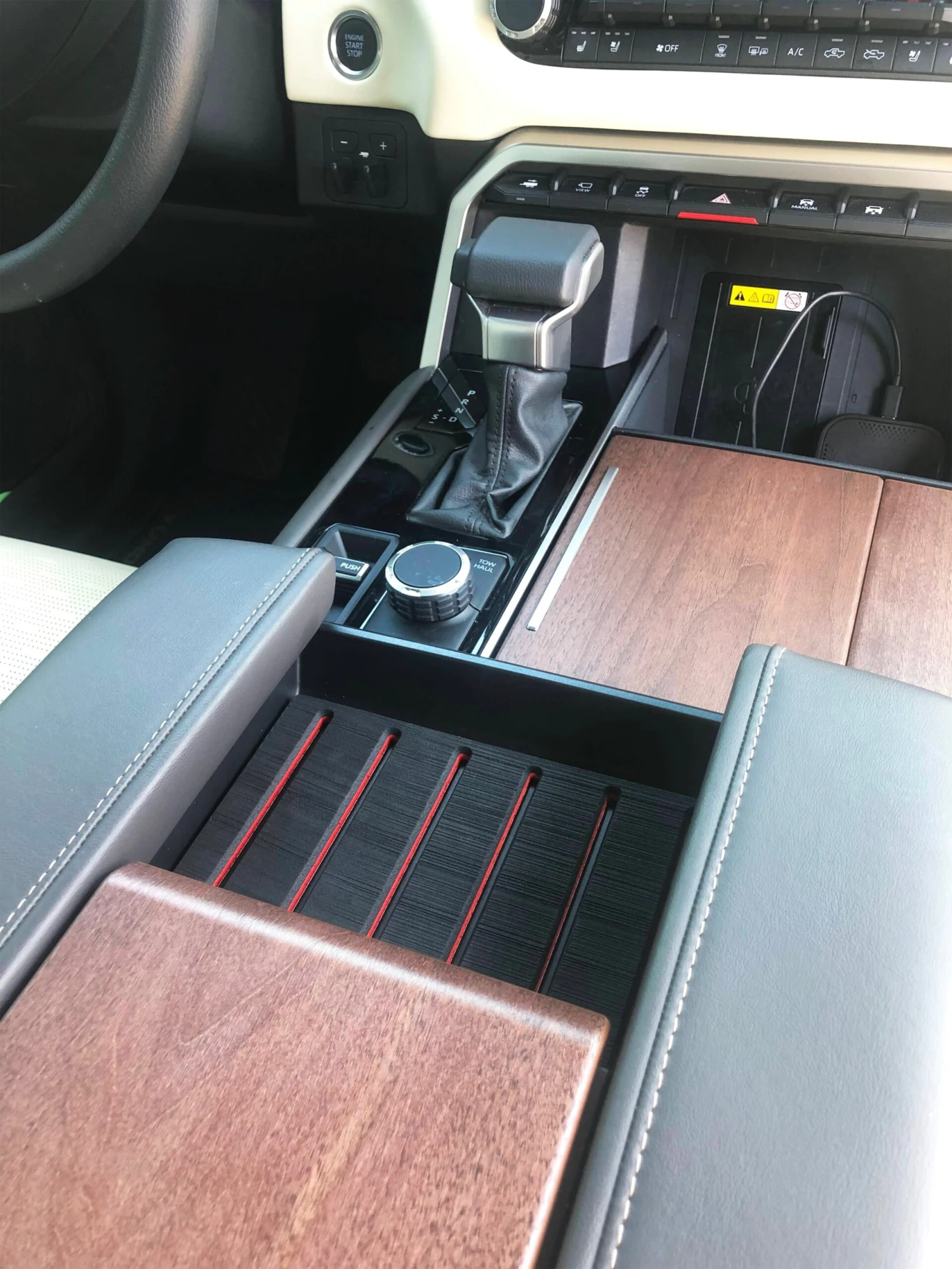 Center Console Foam Inserts Fits 2022-2024 Toyota Tundra 6 Center Console Foam Inserts Fits 2022-2024 Toyota Tundra - Image 4