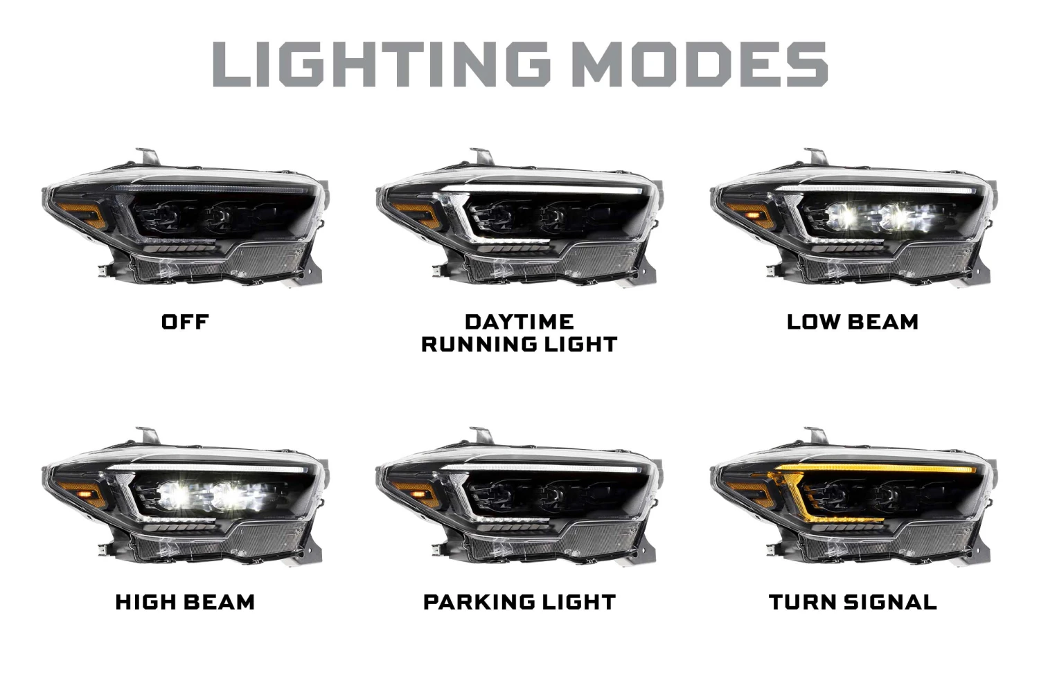 Toyota Tacoma (16-23) XB Evo Hybrid LED Headlights 10 Toyota Tacoma (16-23) XB Evo Hybrid LED Headlights - Image 8