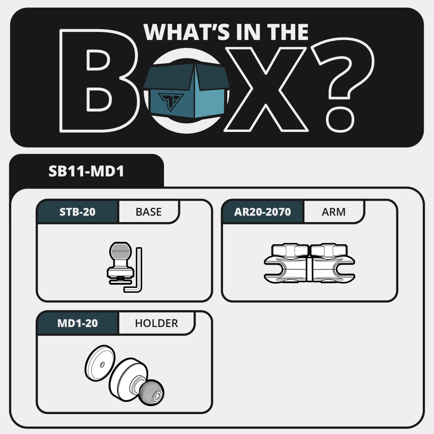 Midland | TRAXX™ - Slim Track Base | 3.5" DuraLock Arm 5 Midland | TRAXX™ - Slim Track Base | 3.5" DuraLock Arm - Image 3
