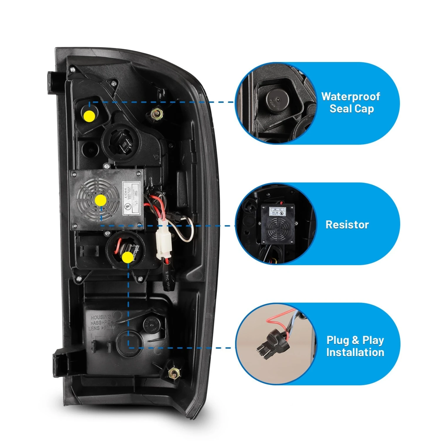 2016-2023 TOYOTA TACOMA LED TAIL LIGHTS 9 2016-2023 TOYOTA TACOMA LED TAIL LIGHTS - Image 7