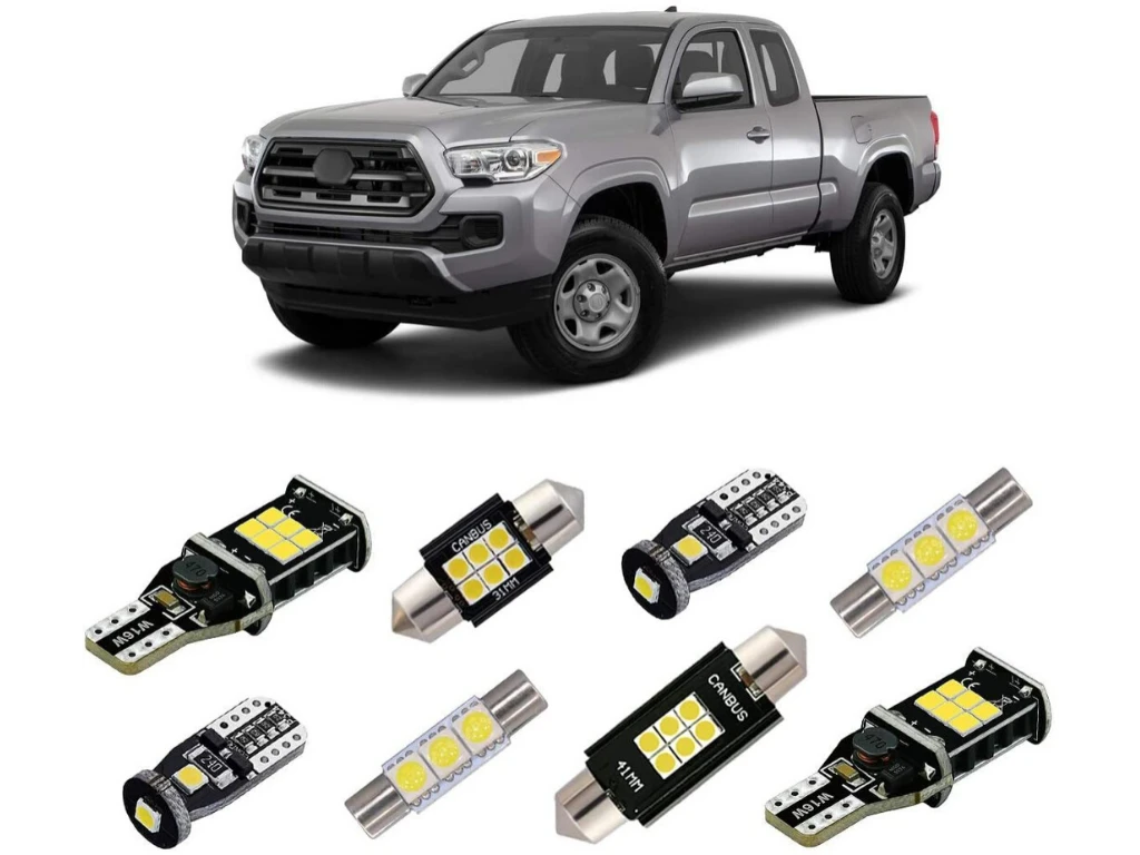 9-Piece Interior LED Light Kit For 2016-2023 Toyota Tacoma 3 9-Piece Interior LED Light Kit For 2016-2023 Toyota Tacoma