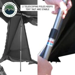 XD Everest Annex Room Roof Top Tent Extension - Black Body Grey Trim -Car Parts Shop XDEverestAnnexRoomRoofTopTentExtension6