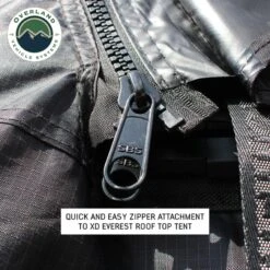 XD Everest Annex Room Roof Top Tent Extension - Black Body Grey Trim -Car Parts Shop XDEverestAnnexRoomRoofTopTentExtension9