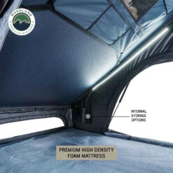 XD Lhotse Clam Shell Aluminum Hard Shell Roof Top Tent, Blue Body & Black Rainfly -Car Parts Shop XDLhotseClamShellAluminumHardShellRoofTopTent BlueBody BlackRainfly4