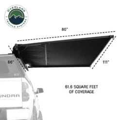 XD Nomadic 2.0 - 6.5' Awning - W/ Lights, Black Out, Black Fabric & Travel Cover Universal -Car Parts Shop XDNomadic2.0 6.5 Awning7