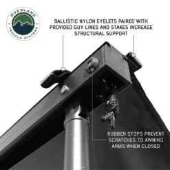 XD Nomadic 2.0 - 6.5' Awning - W/ Lights, Black Out, Black Fabric & Travel Cover Universal -Car Parts Shop XDNomadic2.0 6.5 Awning8 c6691aa2 05c8 4d72 b15e de53928d8ebc