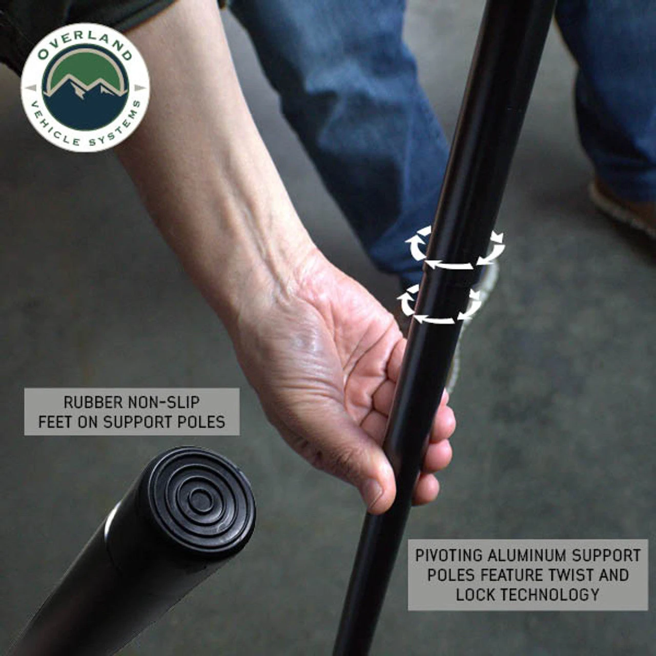 XD Nomadic 270 - Awning W/Lights & Black Out Grey Hex, Black Trim & Black Travel Cover 9 XD Nomadic 270 - Awning W/Lights & Black Out Grey Hex, Black Trim & Black Travel Cover - Image 7