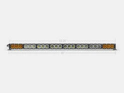 43" Amber/White Dual Function LED Bar
