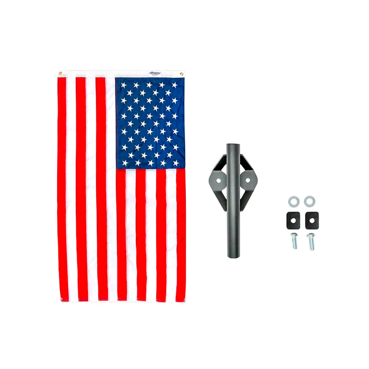 Flag Pole Mount & Allegiance Flag Supply 3' X 5' American Flag Kit 3 Flag Pole Mount & Allegiance Flag Supply 3' X 5' American Flag Kit