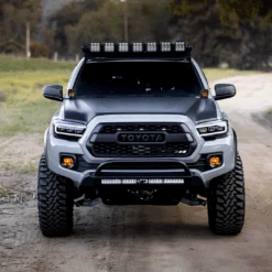 Stealth Bumper For 2016-2023 Tacoma 27 Stealth Bumper For 2016-2023 Tacoma -Car Parts Shop front view tacoma stealth bumper led light bar 33in tires