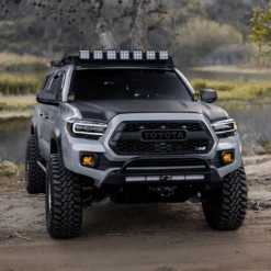 Stealth Bumper For 2016-2023 Tacoma 24 Stealth Bumper For 2016-2023 Tacoma -Car Parts Shop tacoma stealth front bumper lake background roof pods